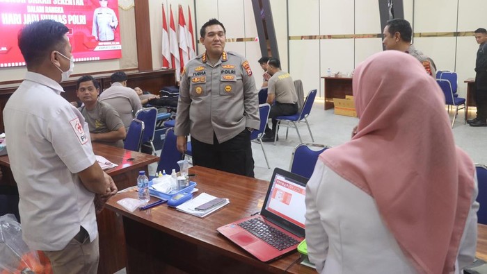 Polresta Serang Kota Donor 50 Kantong Darah, Persembahan Nyata untuk Rumah Sakit di Banten
