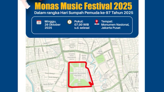 Peringatan Sumpah Pemuda di Monas Besok, Lalin Diprediksi Padat dan Menantang!