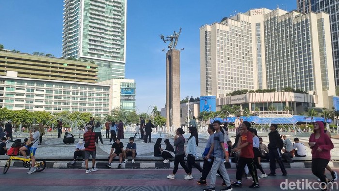 Tanpa CFD, Warga Bundaran HI Tetap Berolahraga: Sehat Jadi Pilihan