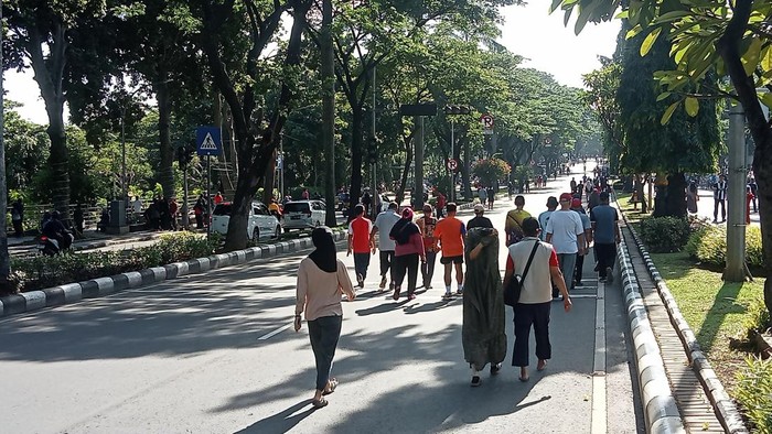 **Pemkab Bogor Uji Coba CFD di Cibinong Hari Ini, Begini Suasananya**
