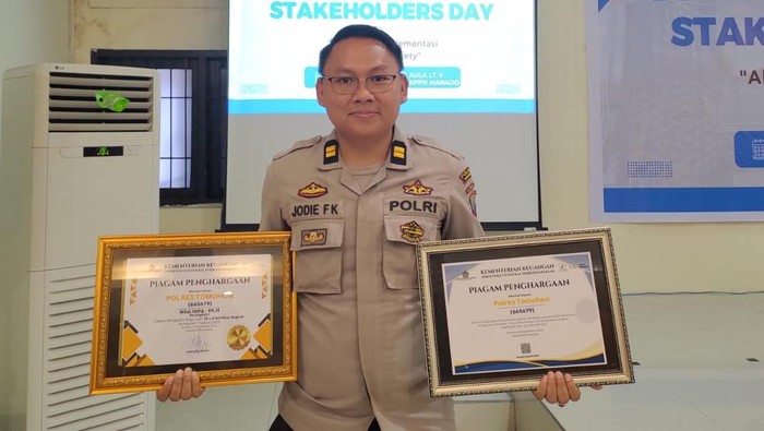 **AKP Jodie: Kunci Sukses Polres Tomohon Raih IKPA 100%**