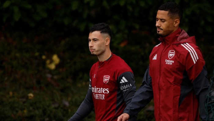 Arsenal Vs Brighton: Kekurangan Martinelli dan Saliba Menyulut Khawatir Fans
