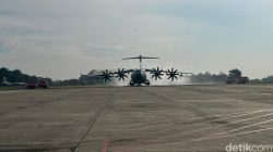 **Pesawat Baru TNI AU, Airbus A400M, Pertama Kali Mendarat di Halim Perdanakusuma!**