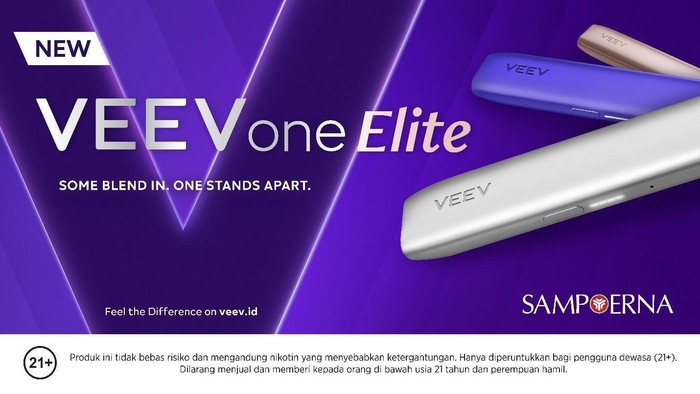 VEEV ONE Elite, Generasi Baru dari Sampoerna dengan Desain Elegan dan Teknologi Canggih