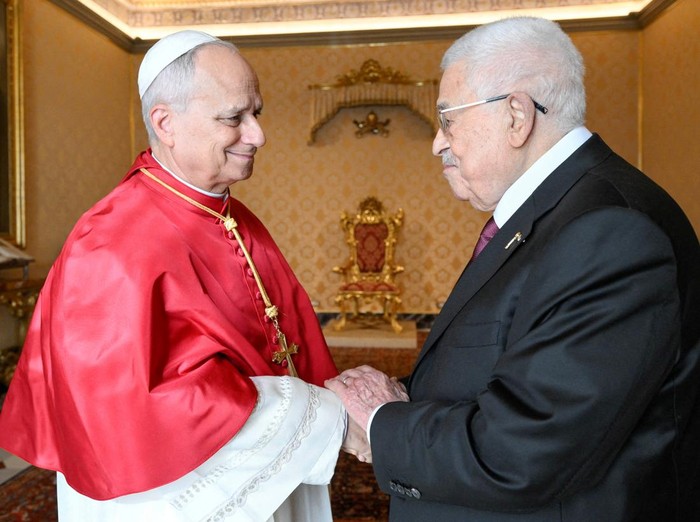 Perdana! Paus Leo dan Presiden Palestina Satu Meja di Vatikan, Bicarakan Kebuntuan Gaza