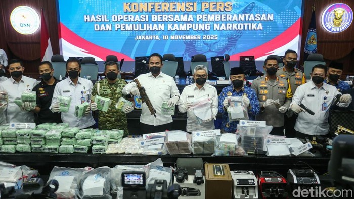 BNN Bekuk 1.000 Orang Narkoba dalam Hitungan Hari