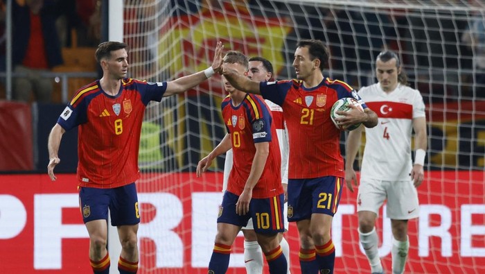 Ranking FIFA: Spanyol Tetap Teratas, Italia Keluar 10 Besar - Update 1