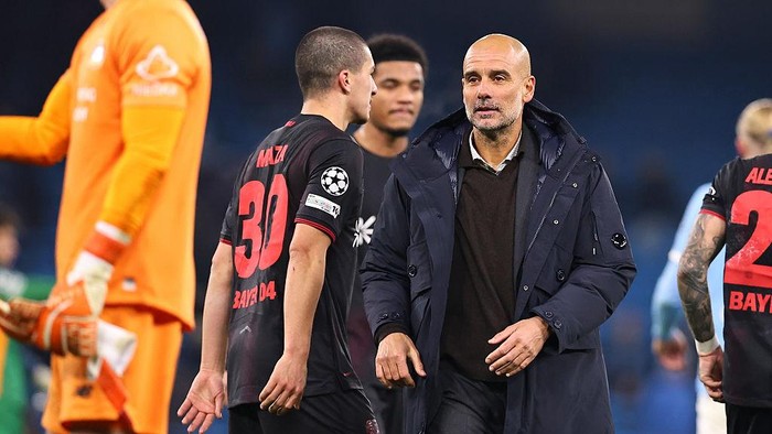 **Rusak Sudah Partai ke-100 Guardiola, Leverkusen Gontok Etihad Stadium**