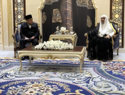 Muzani, Ketua MPR, Resmi Sambangi Pusat Liga Muslim Dunia di Arab Saudi, Diterima oleh Sekjen