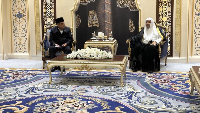Muzani, Ketua MPR, Resmi Sambangi Pusat Liga Muslim Dunia di Arab Saudi, Diterima oleh Sekjen