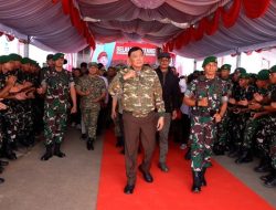 **Menhan Cek Pembangunan Rindam XXII/Tambun Bungai, Perkuat Pertahanan Kalimantan**
