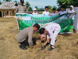 “Polres Rohul dan 19 Sekolah: Missi Menanam Pohon, Menjaga Hutan Sebagai Warisan Generasi”