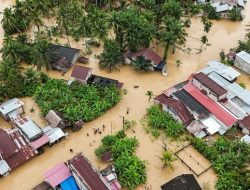 **Petugas Gabungan Selamatkan 2 Warga Terseret Banjir Deras di Aceh Utara**