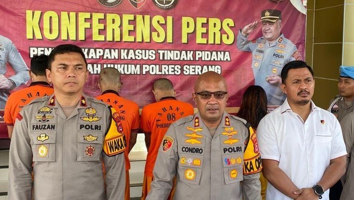 Polres Serang Tangkap 1.057 Tersangka dalam 1.009 Kasus Kriminal 2025