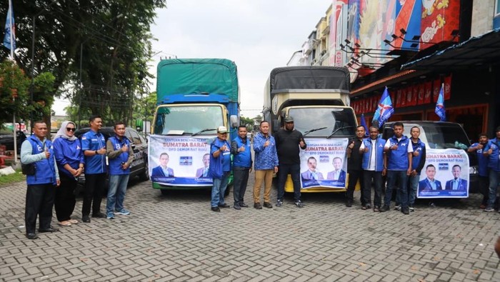 **Demokrat Riau Kirim 20.000 Paket Sembako ke Sumbar, Sumut & Aceh, Bantu Korban Bencana**