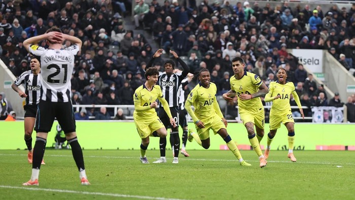 Pertandingan Newcastle Vs Tottenham Tuntas 2-2, Duel Drama Tanpa Pemenang