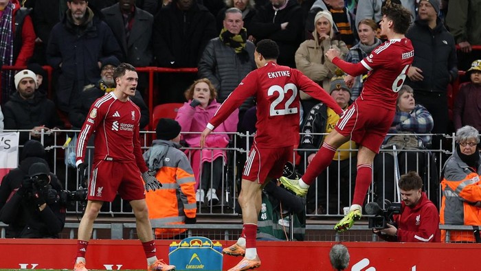 Liverpool Vs Leeds: Si Merah Terus Bersaing di Puncak Klasemen