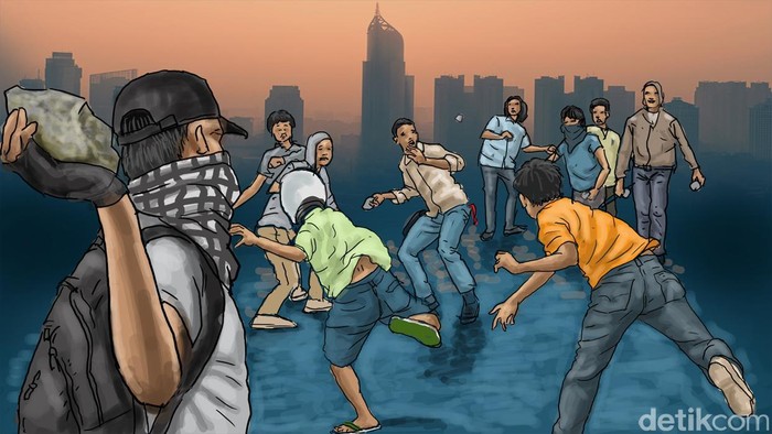 Tawuran Pecah di Manggarai Saat Tahun Baru, Warga Saling Serang Pakai Petasan – Update 1