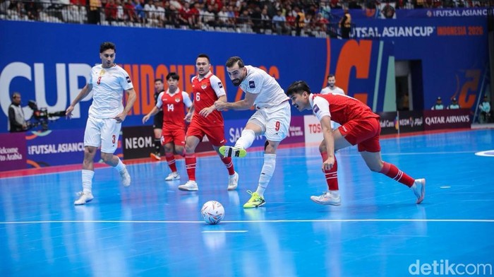 Babak Kedua Berdarah! Indonesia Membalas Iran dan Kembali Unggul 4-3 di Piala Asia Futsal